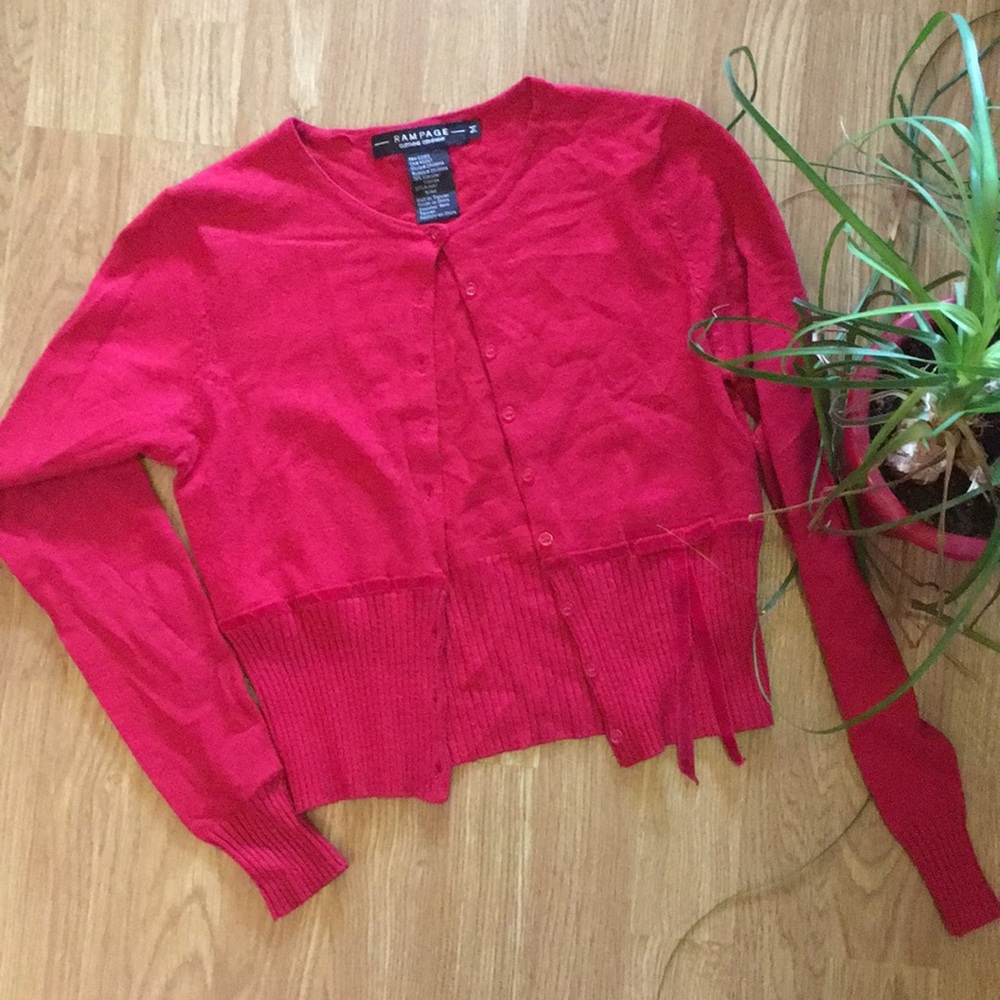 Girls red sweater